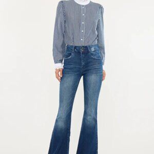 NWT Kancan Cinthia Ultra High Rise Super Flare--sz 13/30